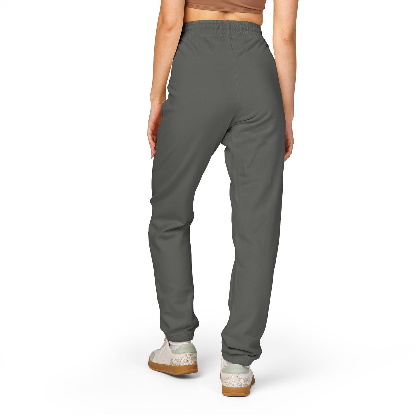 Calivant Vertical Logo Sweatpants — Garment-Dyed Fleece Joggers