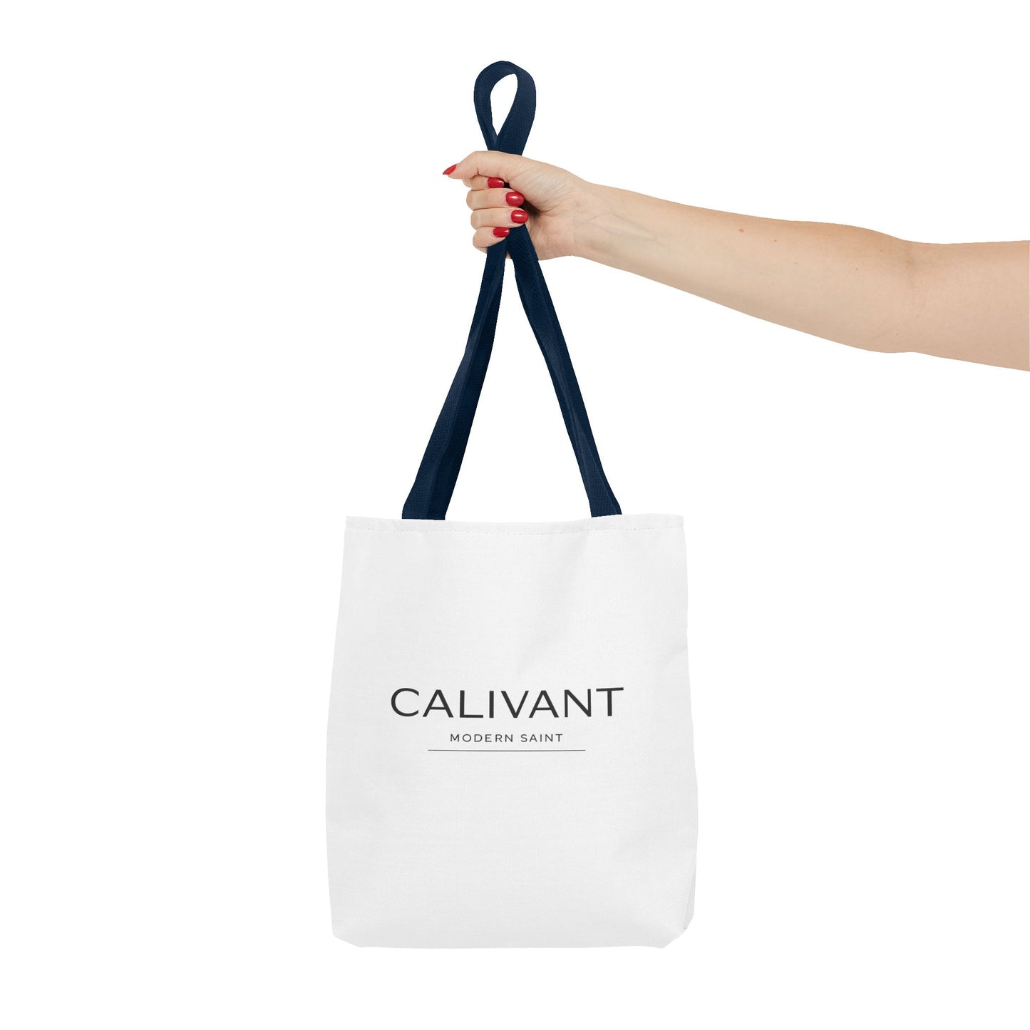 Tote Bag — Minimalist 'CALIVANT' Logo Canvas Tote (All-Over Print)