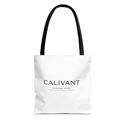 Tote Bag — Minimalist 'CALIVANT' Logo Canvas Tote (All-Over Print)