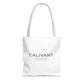 Tote Bag — Minimalist 'CALIVANT' Logo Canvas Tote (All-Over Print)
