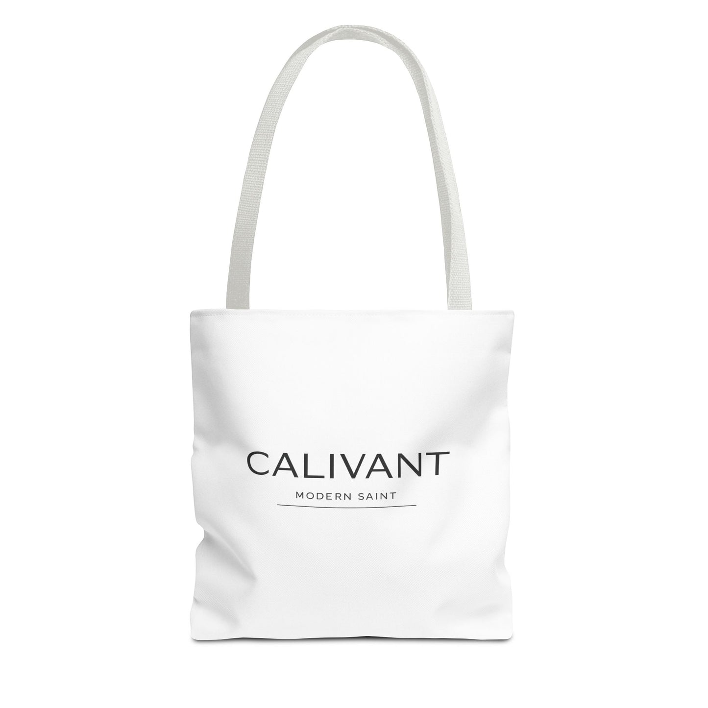 Tote Bag — Minimalist 'CALIVANT' Logo Canvas Tote (All-Over Print)
