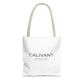 Tote Bag — Minimalist 'CALIVANT' Logo Canvas Tote (All-Over Print)