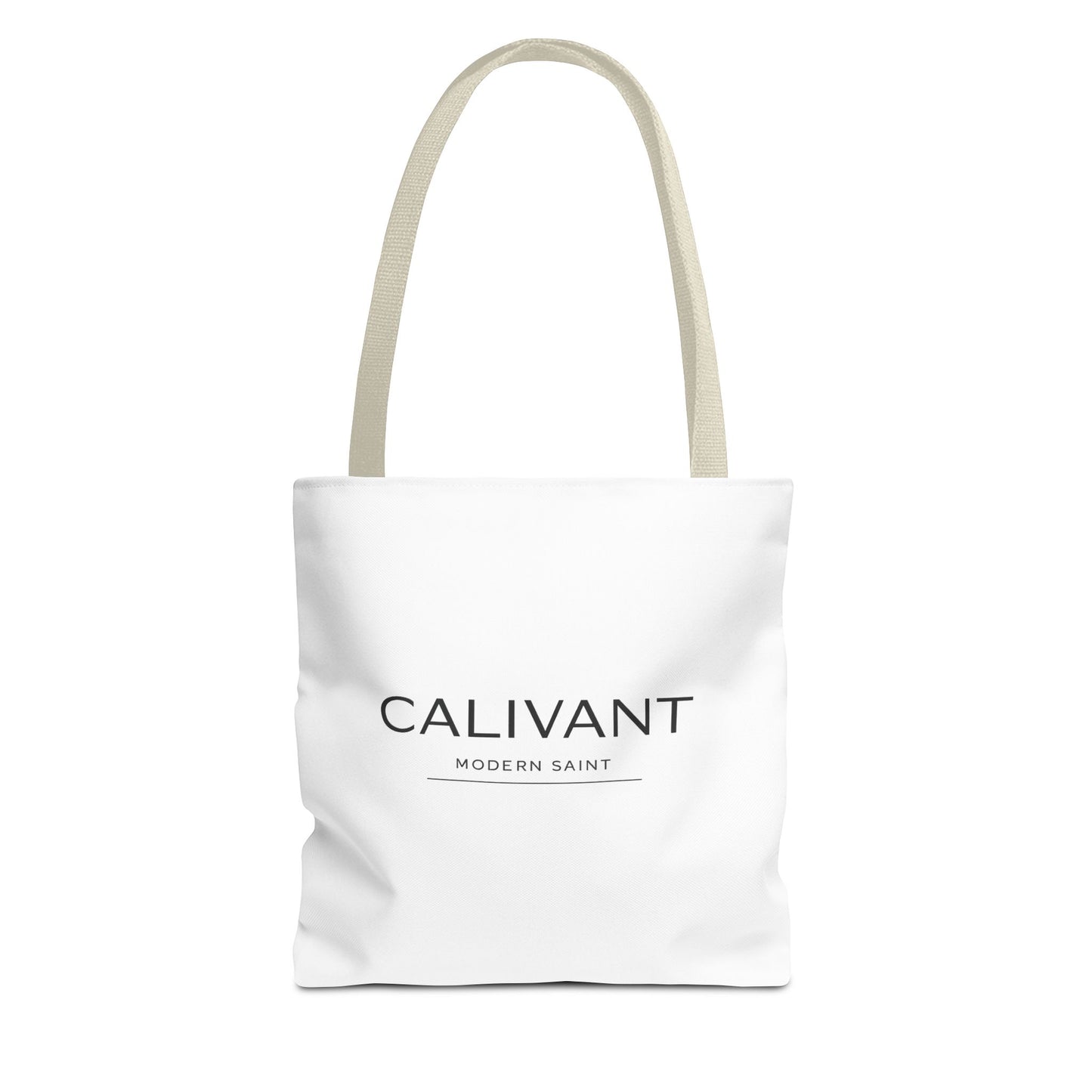 Tote Bag — Minimalist 'CALIVANT' Logo Canvas Tote (All-Over Print)